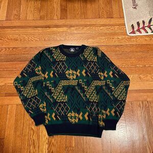 90s‎ aop Aztec print sweater